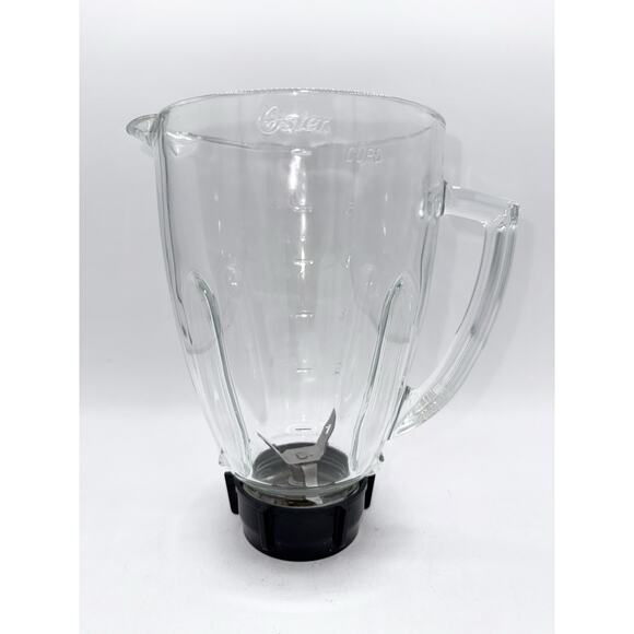 Oster 6 Cup Glass Replacement Blender Pitcher Jar and Blade 148381 NO LID, "VGC" - Picture 1 of 6